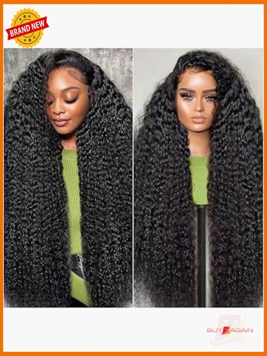 13x6 Deep Wave Lace Front Wig Human Hair 200 Density 30 inch